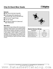 DMF3929-102 datasheet pdf Alpha Industries Inc