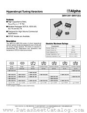 SMV1255-004 datasheet pdf Alpha Industries Inc