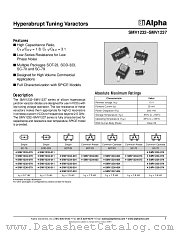 SMV1232-079 datasheet pdf Alpha Industries Inc