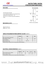 1N4730 datasheet pdf Chenyi Electronics
