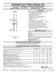 BZW04P37 datasheet pdf General Semiconductor