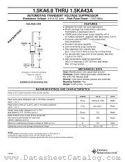 1.5KA11 datasheet pdf General Semiconductor