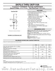 5KP43 datasheet pdf General Semiconductor