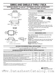SMBJ6.0 datasheet pdf General Semiconductor