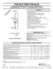 P4KA33 datasheet pdf General Semiconductor