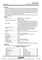 M30620M8-XXXGP datasheet pdf Mitsubishi Electric Corporation