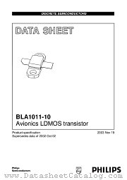 BLA1011-10 datasheet pdf NXP Semiconductors