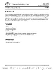 PT6355 datasheet pdf Princeton Technology Corporation