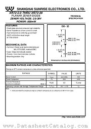 XR72-3.6 datasheet pdf Shanghai Sunrise Electronics