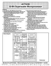 ACT-5230PC-200F22M datasheet pdf Aeroflex Circuit Technology