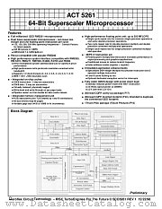 ACT-5261PC-200F17Q datasheet pdf Aeroflex Circuit Technology
