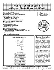 ACT-PS512K8 datasheet pdf Aeroflex Circuit Technology