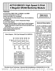 ACT-S128K32V-045P7Q datasheet pdf Aeroflex Circuit Technology