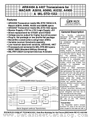 ARX4404 datasheet pdf Aeroflex Circuit Technology