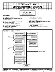 CT2578-12-QM-P119 datasheet pdf Aeroflex Circuit Technology