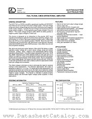ALD1704BSA datasheet pdf Advanced Linear Devices