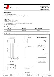 SRC1204 datasheet pdf AUK Corp