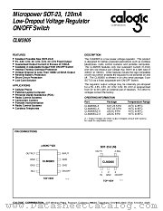 CLM2805A-2.5 datasheet pdf Calogic