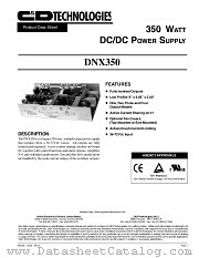 DNX350-U3A datasheet pdf C&D Technologies