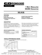 HL01R24D15 datasheet pdf C&D Technologies