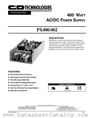 PX400-U3B datasheet pdf C&D Technologies