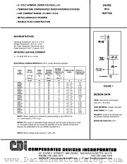 1N4767 datasheet pdf Compensated Devices Incorporated