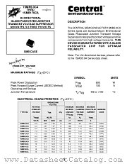 1SMB130CA datasheet pdf Central Semiconductor