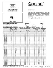 CLL4749A datasheet pdf Central Semiconductor