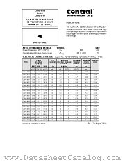 CMHZ4709 datasheet pdf Central Semiconductor