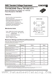 TV15C180JB datasheet pdf Comchip Technology