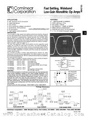 CLC400 datasheet pdf Comlinear Corporation