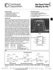 CLC501 datasheet pdf Comlinear Corporation