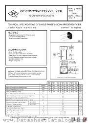 KBPC610 datasheet pdf DC Components