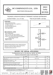 SA48A datasheet pdf DC Components