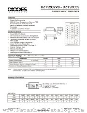 BZT52C3V6 datasheet pdf Diodes