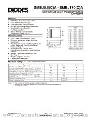 SMBJ75A datasheet pdf Diodes