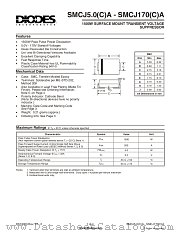 SMCJ90A datasheet pdf Diodes