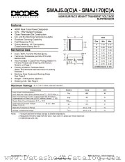SMAJ130A datasheet pdf Diodes