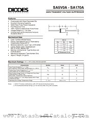 SA6V0A datasheet pdf Diodes