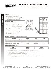 BZX84C30TS datasheet pdf Diodes