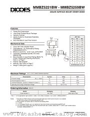 MMBZ5259BW datasheet pdf Diodes
