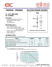 1N5355A datasheet pdf EIC discrete Semiconductors