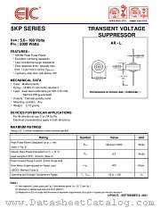 5KP33 datasheet pdf EIC discrete Semiconductors