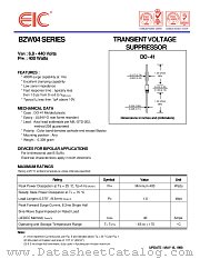 BZW04P256 datasheet pdf EIC discrete Semiconductors