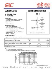 BZX85C43 datasheet pdf EIC discrete Semiconductors