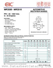 MR3501 datasheet pdf EIC discrete Semiconductors