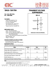 SA75 datasheet pdf EIC discrete Semiconductors