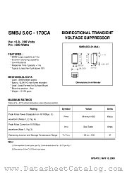 SMBJ7.5CA datasheet pdf EIC discrete Semiconductors