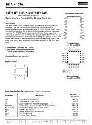 54F163A datasheet pdf Fairchild Semiconductor