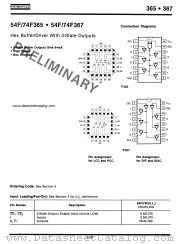 54F365 datasheet pdf Fairchild Semiconductor